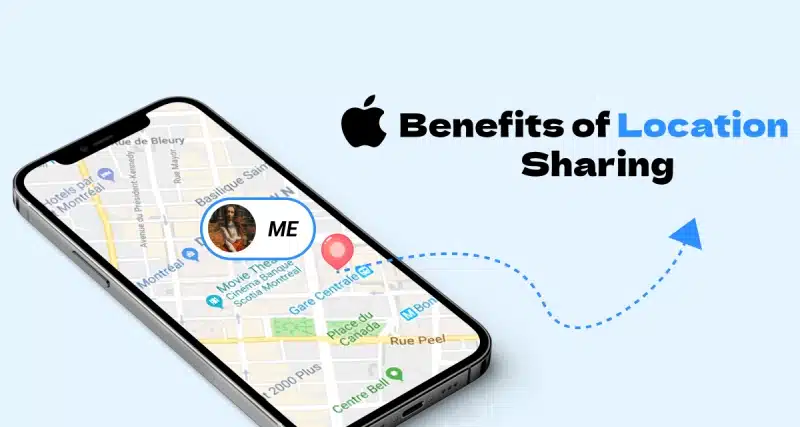 how to share location on iphone magicgo